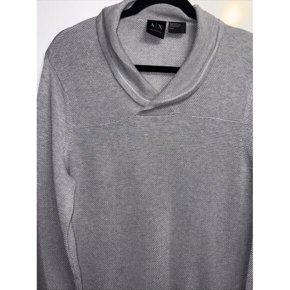 Armani Exchange - Gray Sweater, Size Large - Picture 2 of 6